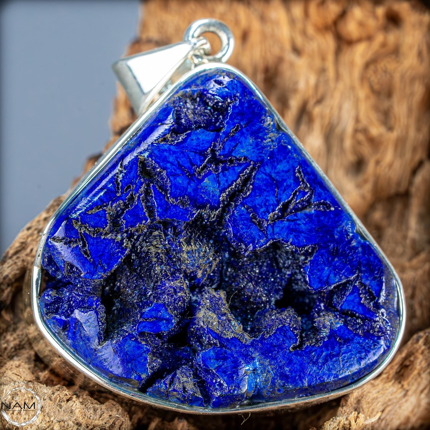 Sehr seltene Natürliche Azurit Nuss aus Russland - 16,62g 83.1ct