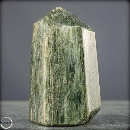 Natürliche Grüne-Quarzkristall Obelisk aus Brasilien - 675,38g