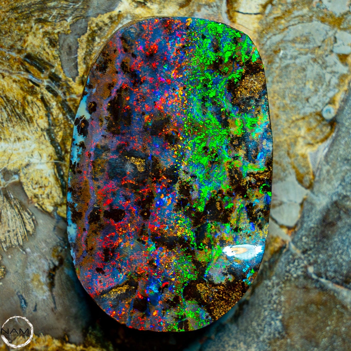 Natürlicher AAA+ Boulder Opal aus Australien Edelsteinqualität - 68,92ct