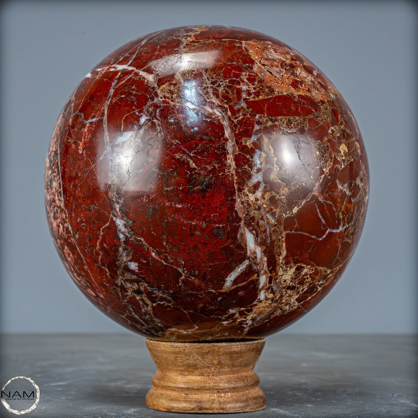 Natürliche Roter Jaspis Kugel Vom Himalaya - 2223,56g - 135mm