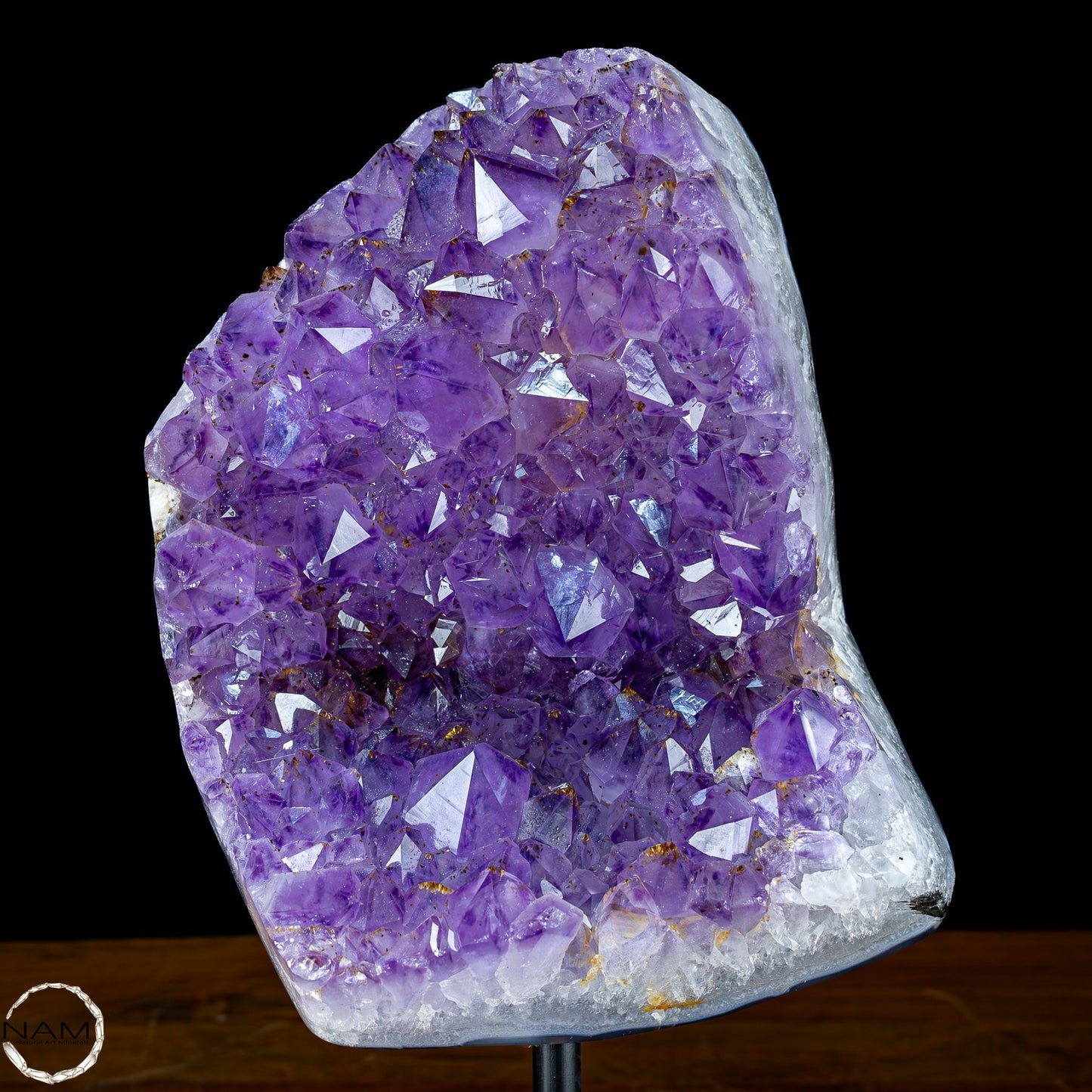 Natürliche Amethyst-Kristalle/Druse auf Ständer - 5093,15g