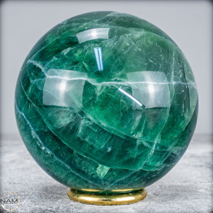 Natürliche Grüne Fluorit Kristallkugel, Spitzenqualität - 1406,15g