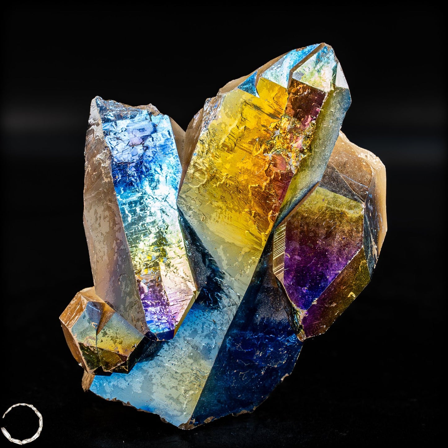 Aura Cluster – Regenbogenkristall voller Energie und Magie – 254,25g