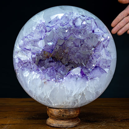 Sehr Große Amethyst Kugel Druse  – 11904,71g