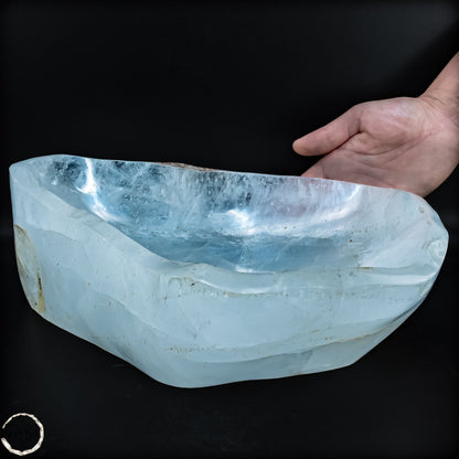 Außergewöhnliche Quarz-Schale – Ein elegantes Naturkunstwerk - 6918,19g