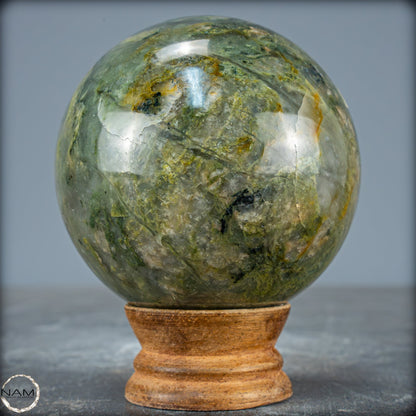 Natürliche Gartenquarz Kristall-Kugel aus Brasilien - 709,55g - 80mm