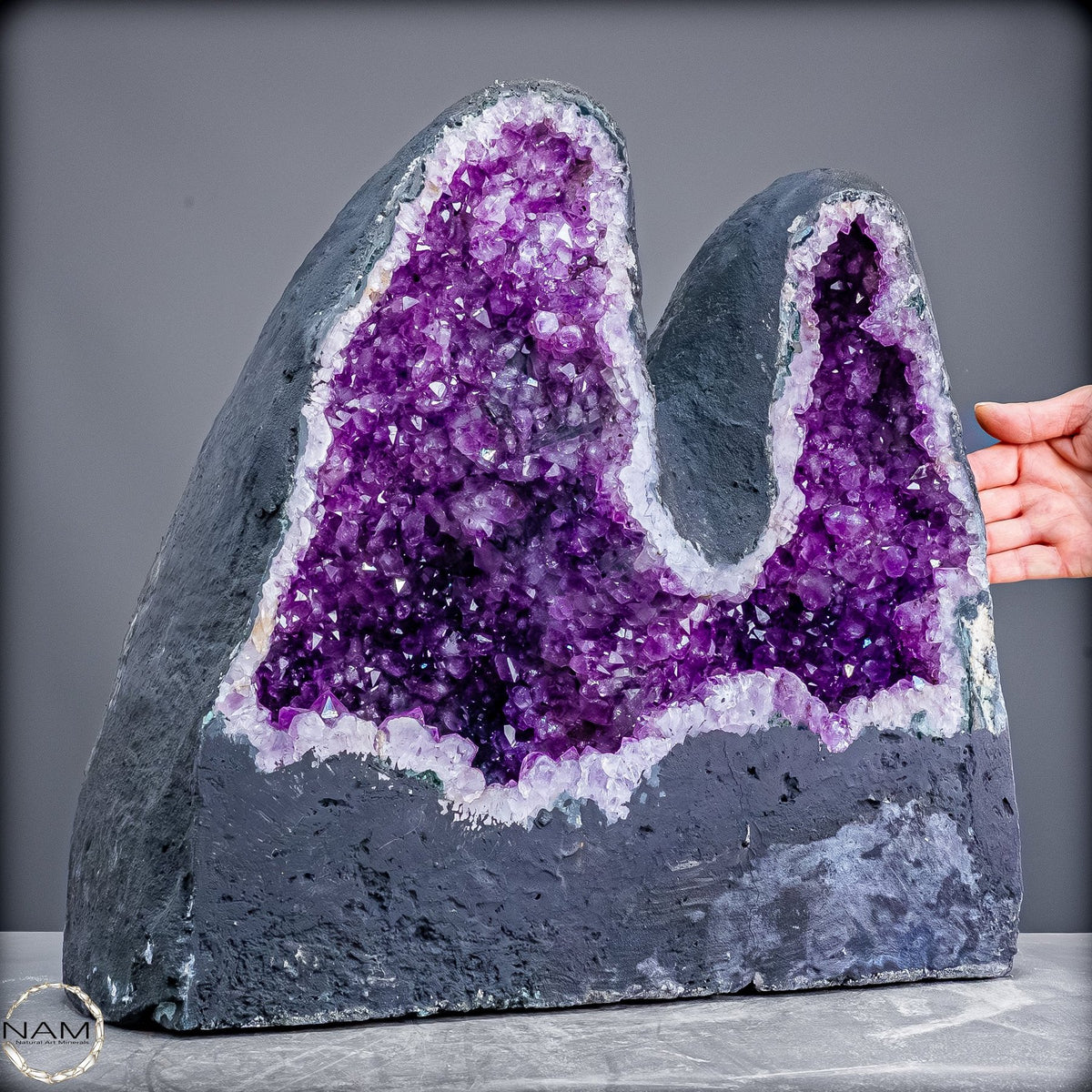 Amethyst-Druse Kathedrale – Naturwunder aus Uruguay – 31259,73g