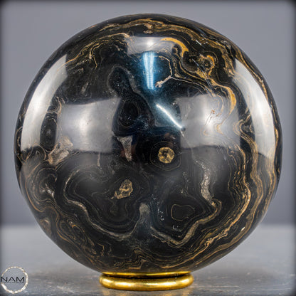 Natürliche Stromatolith (Fossile Algen) Kugel - 2316,17g - 126mm