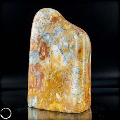 Natürliche Indonesische Picture Jasper-Kristall Freiform – 866,28g