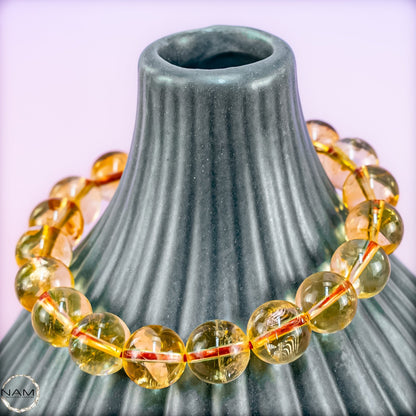 Edles Citrin Armband – Strahlende Eleganz in Goldgelb -26,70g 133,5ct
