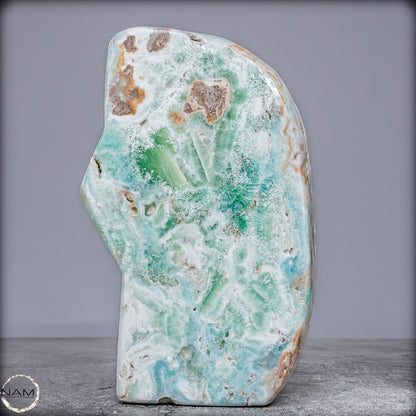 Natürlicher Blau-Grüne Aragonit Kristall-Freiform - 1173,29g