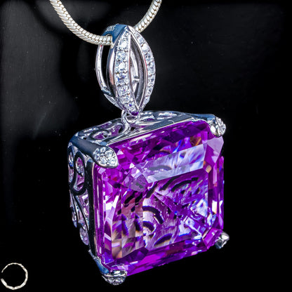 Amethyst-Anhänger – ein Meisterwerk aus Licht - 10,18g  50,9ct