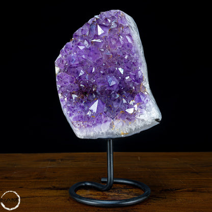 Natürliche Amethyst-Kristalle/Druse auf Ständer - 5093,15g