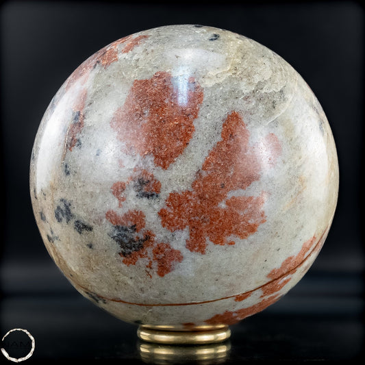 Natürliche Rote Aventurin Kugel aus Madagaskar- 3290,47g