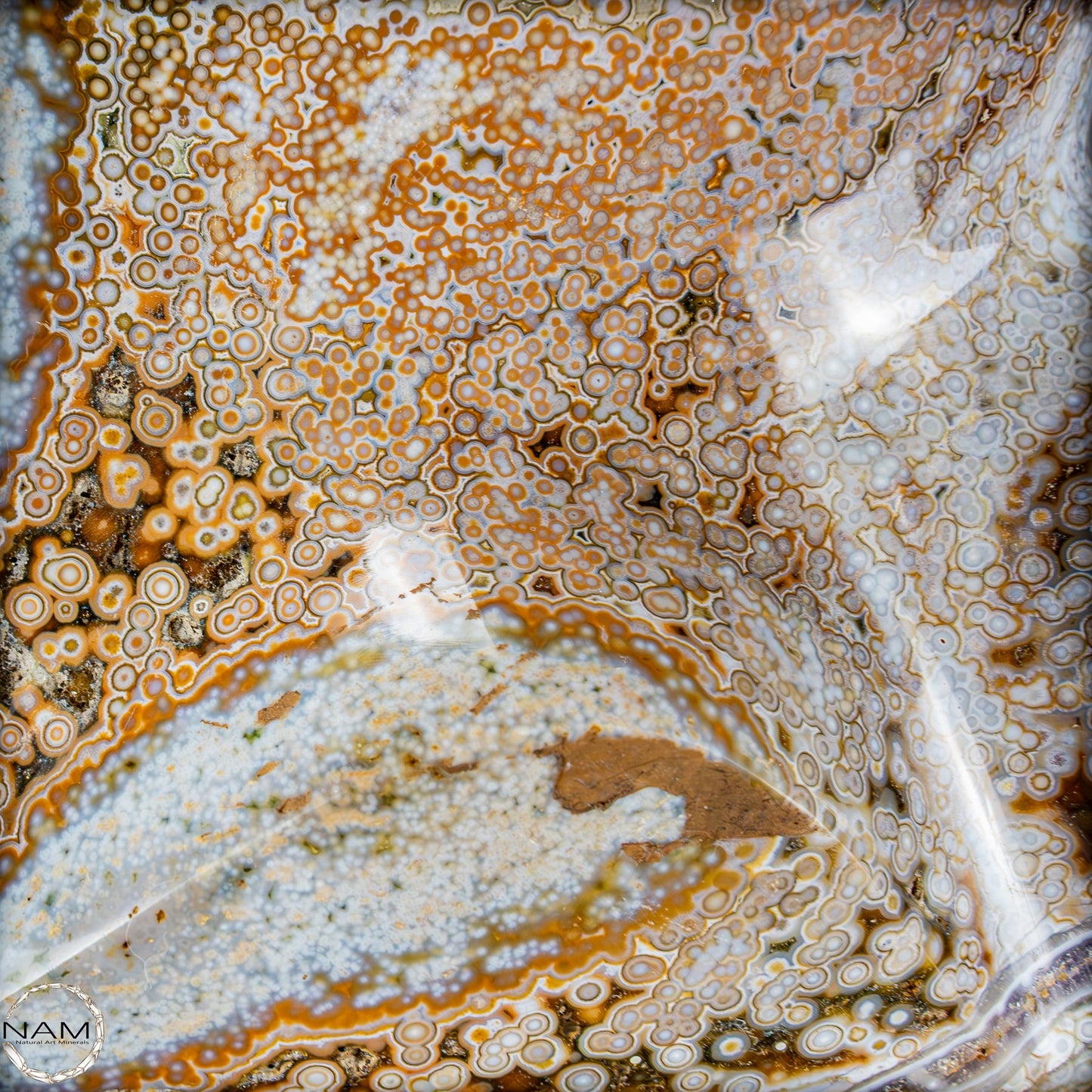 4-Augen-Jaspis Flamme – Eindrucksvolle Natursteinskulptur -54620,57g