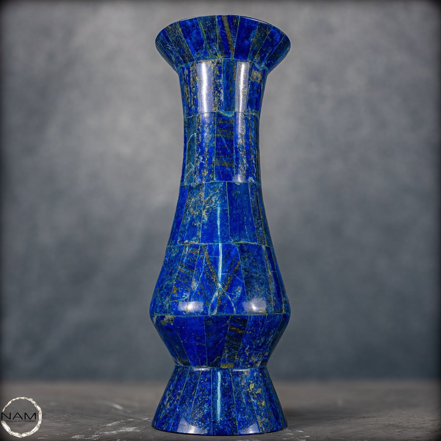 Seltener Natürliche Lapislazuli Kristall-Vase - 767,24g