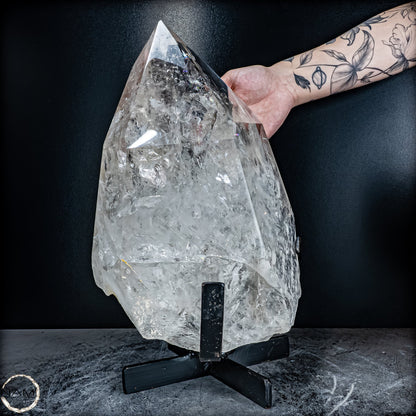 Natürlicher Lumerische Quartz Kristall Phantom auf Ständer - 10802,49g
