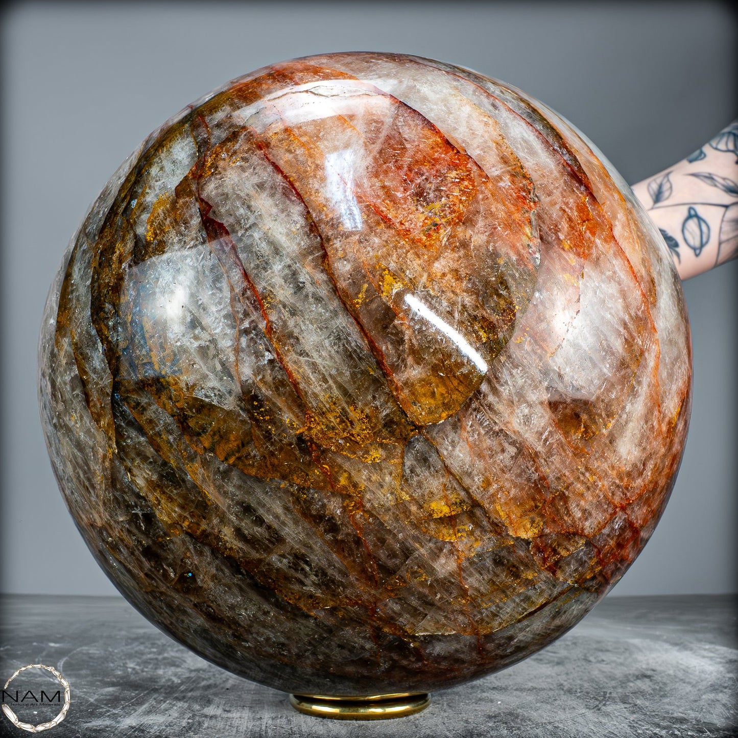 Feuer & Healer Quarz – Ein Meisterwerk der Natur - 16000,01g