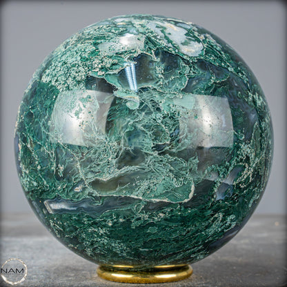 Natürlicher Moos Achat Kristall-Kugel - 1883,74g - 116mm