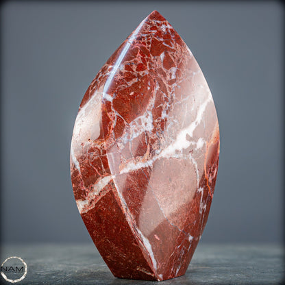 Himalaya-Jaspis-Flamme – Kraftvolle Naturzeichnung-1002,33g