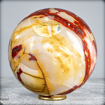 Natürliche Mookait Kugel aus Australien - 2754,17g