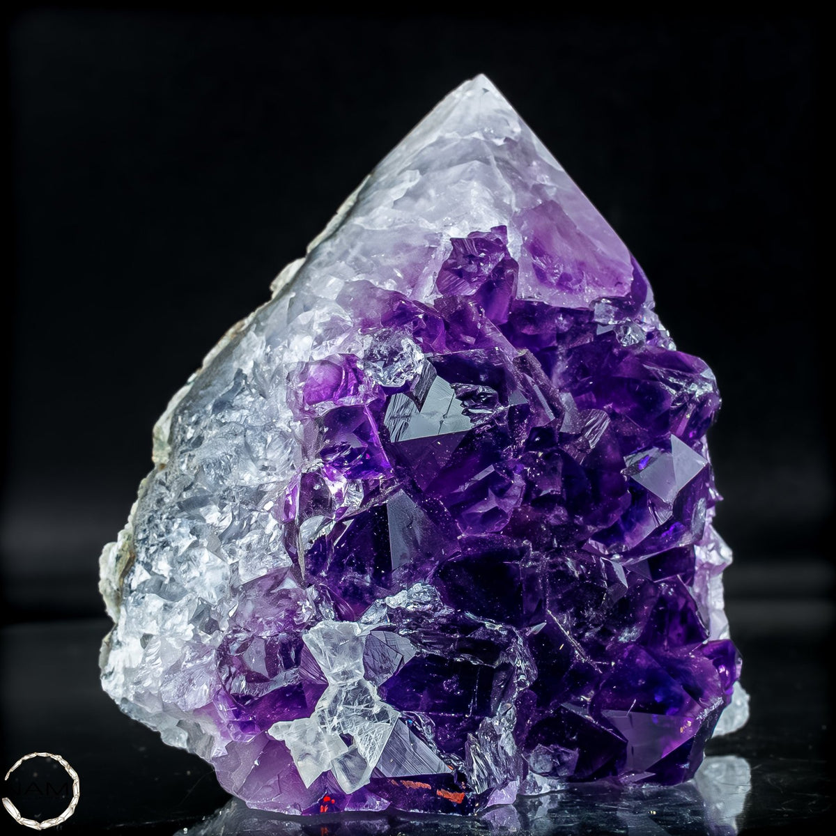 Natürliche Amethyst-Kristall Druse/Spitze - 473,19g
