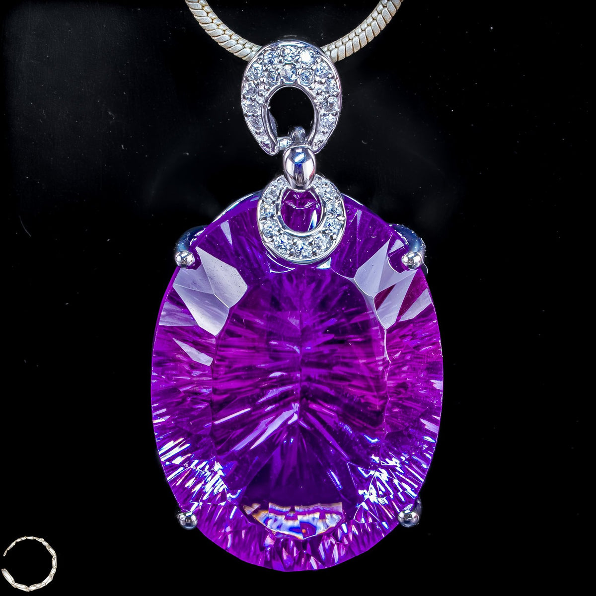 Amethyst-Anhänger – ein Meisterwerk aus Licht, Tiefe und Eleganz 2  9,12g 45,6ct