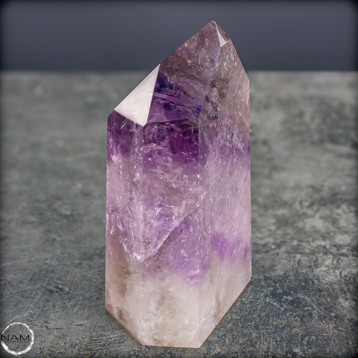 Natürliche, Sehr Seltene Amethyst-Kristall Spitze, Brasilien - 644,19g