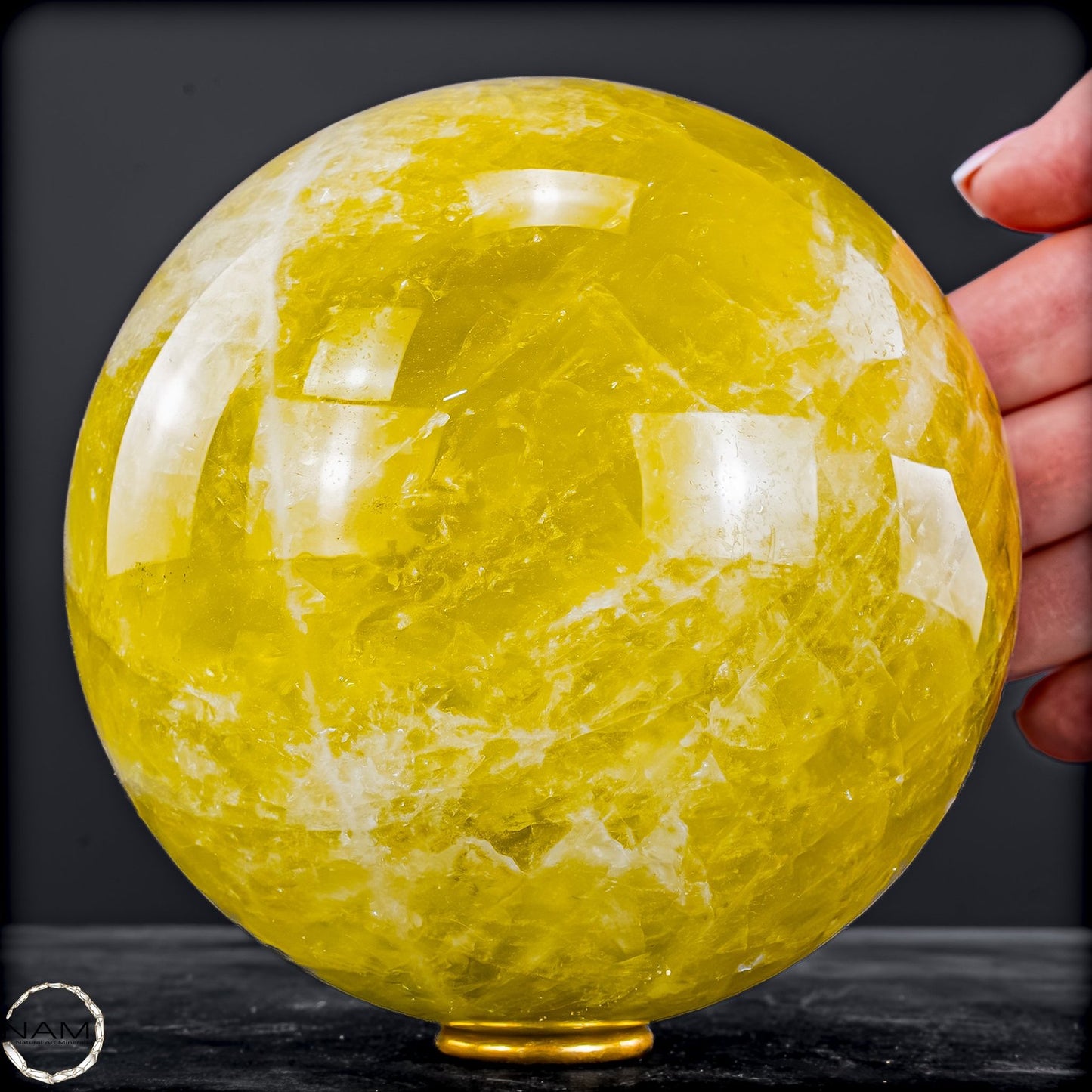 Top Qualität Transparenter Citrin Kristall Kugel - Brasilien - 2375,93g