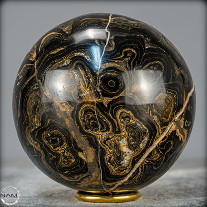 Natürliche Stromatolith -Fossile Algen als Kugel - 2147,03g - 122mm