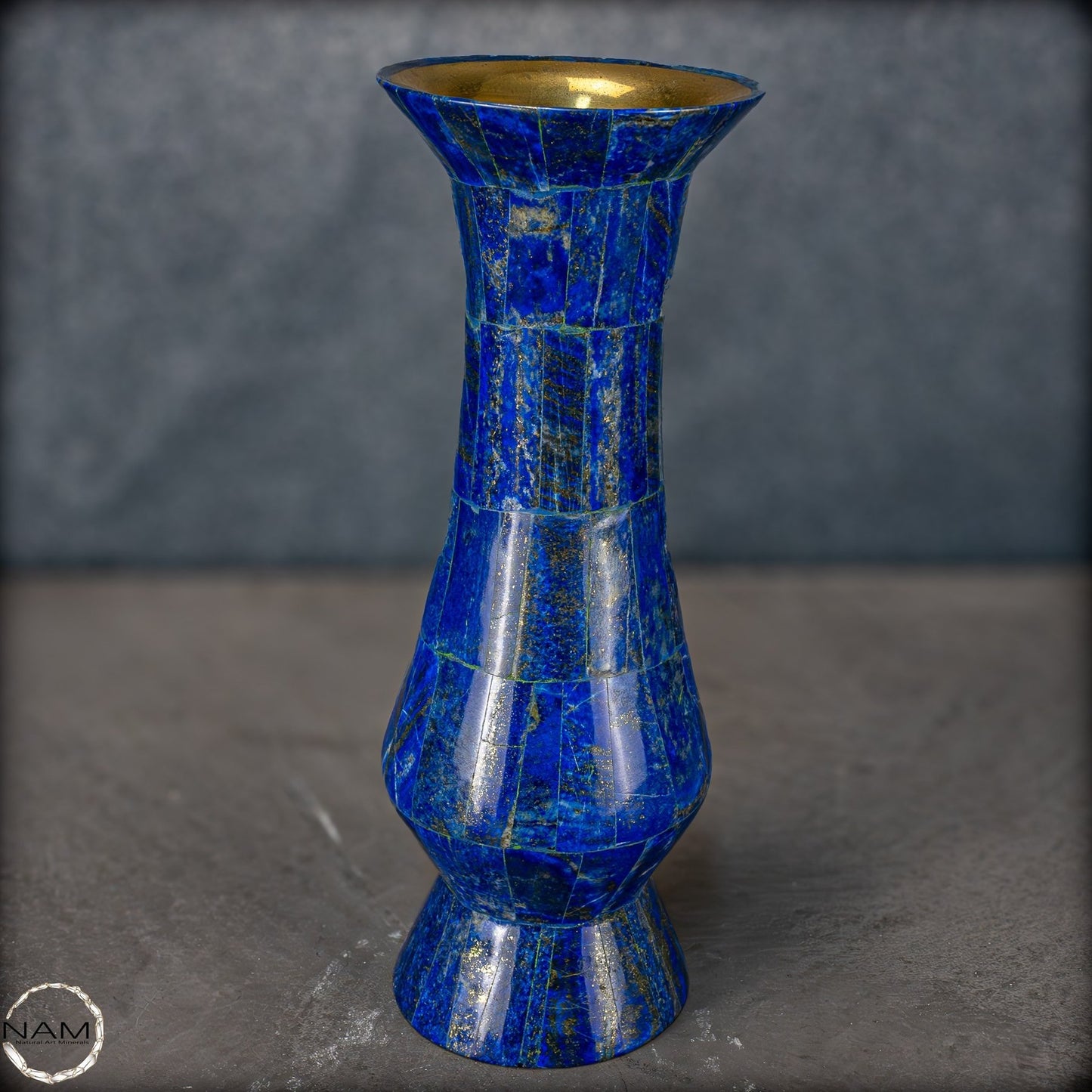 Seltener Natürliche Lapislazuli Kristall-Vase - 767,24g