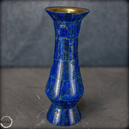Seltener Natürliche Lapislazuli Kristall-Vase - 767,24g