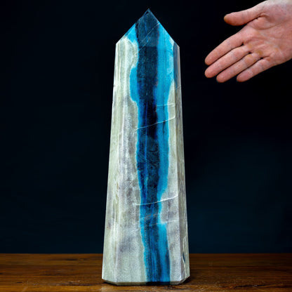 Großer Natürlicher Trolleit-Kristall Obelisk aus Brasilien - 3845,79g