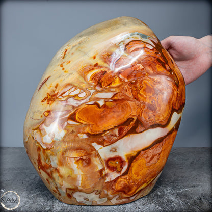 Natürliche Polychrome Jaspis Kristall-Freiform XXL -13681,79g