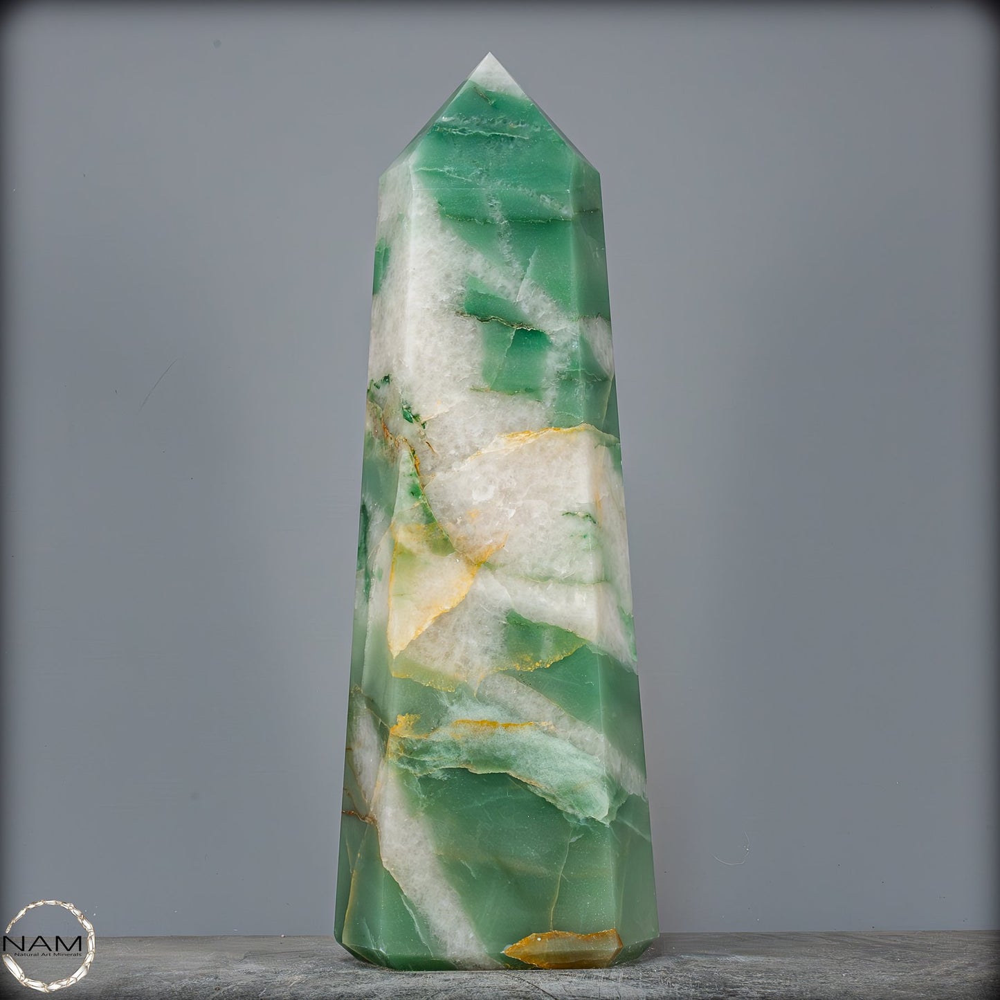 Natürlicher Aventurin Obelisk aus Brasilien - 6473,13g