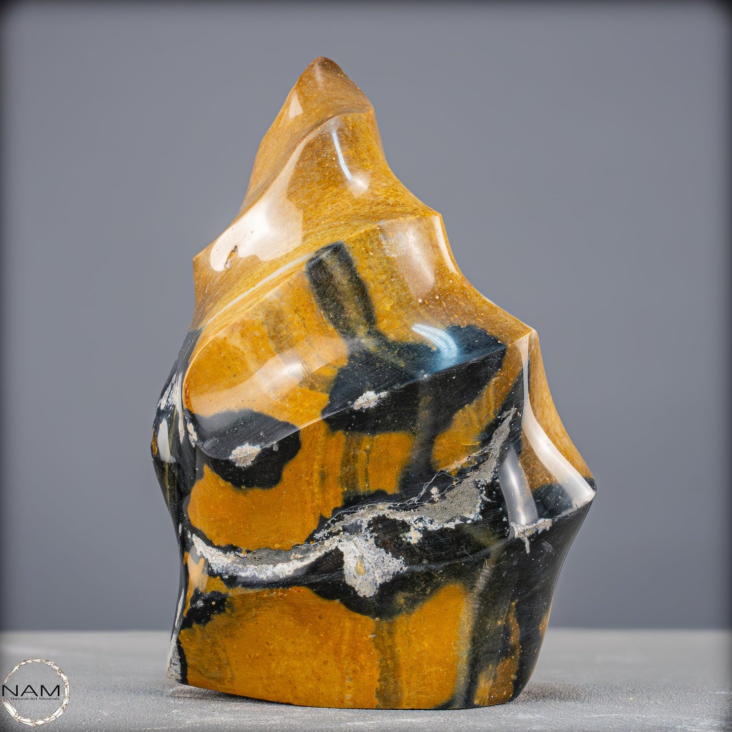 Natürliche Jaspis-Chalcedon Kristallflamme - 2744,83g