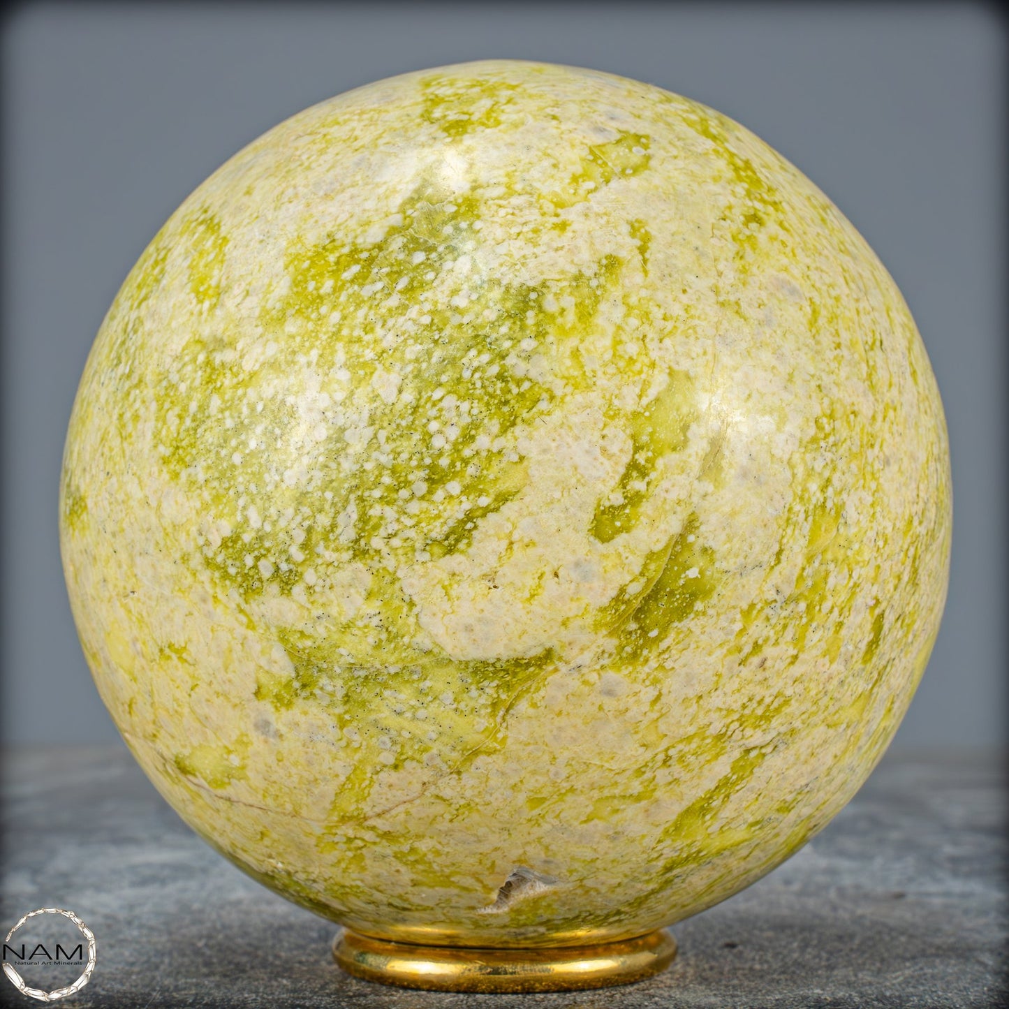 Natürliche Serpentin Kugel - 1783,75g - 112mm