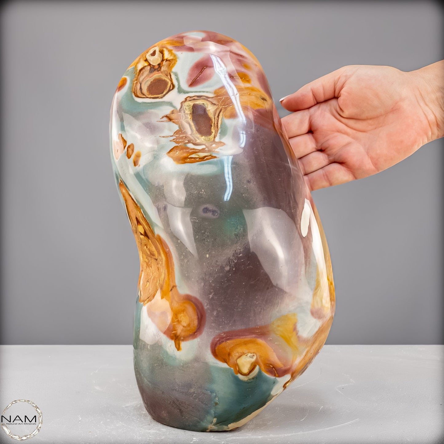Natürliche Polychrome Jaspis Kristall-Freiform - 9179,48g