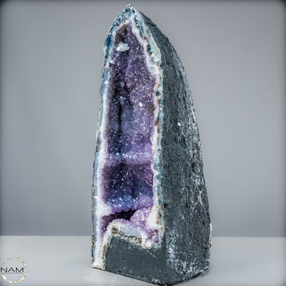 Natürliche Intensive Amethyst-Achat-Kristall Kathedrale/Druse - 18123,44g