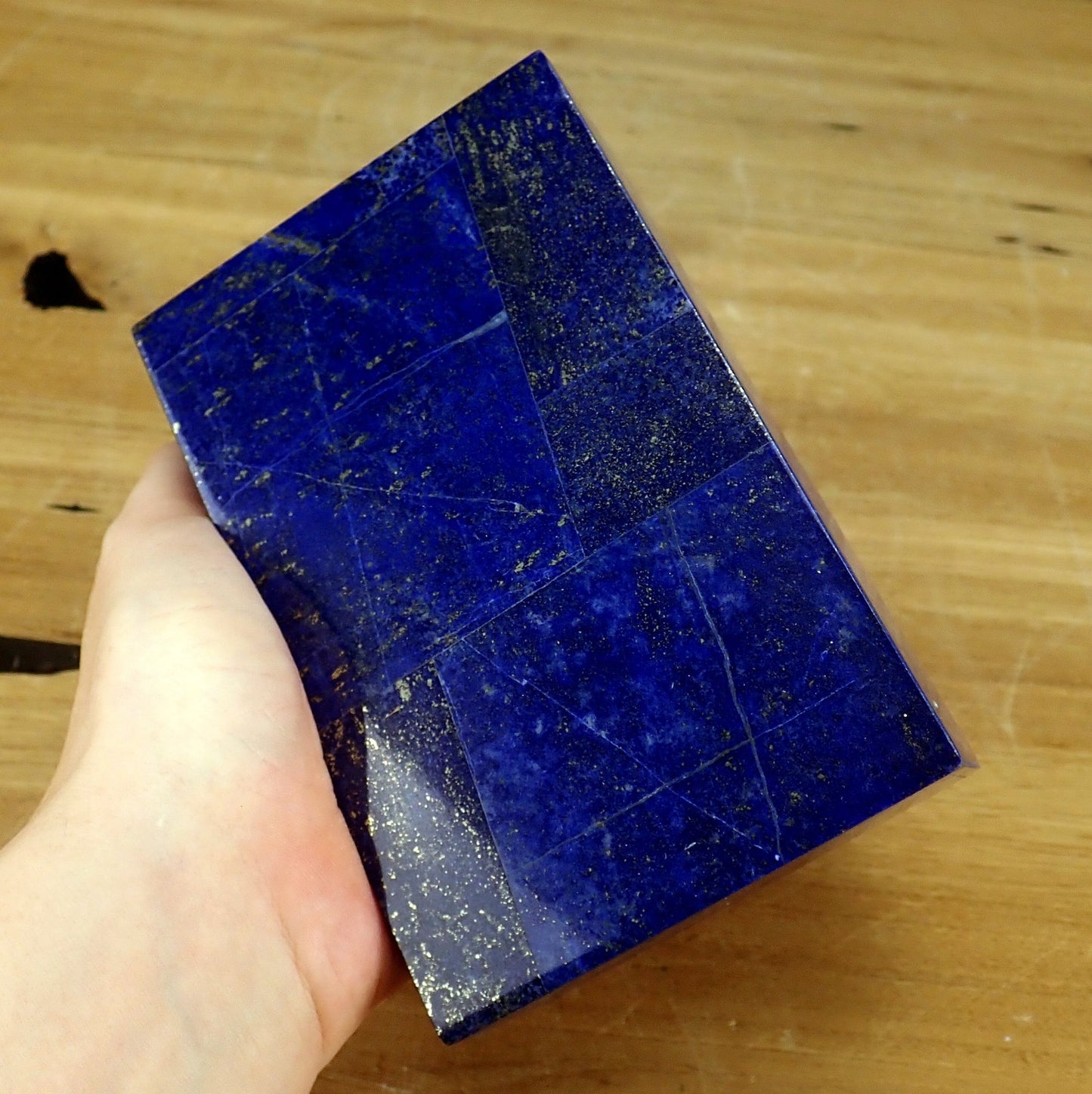 Lapislazuli Schmuckkästchen/Box - 750.51 g - 147×97×45 mm