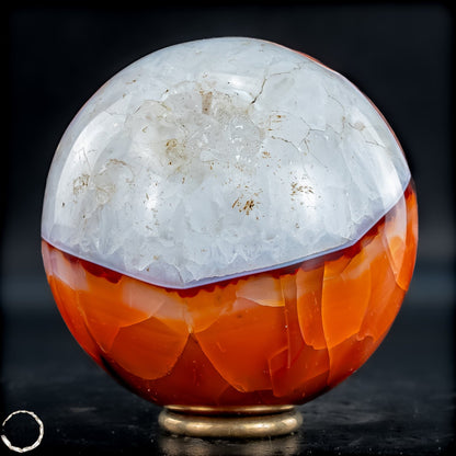 Natürliche Mehrfabige Carneol Kristall Kugel - 539,36g