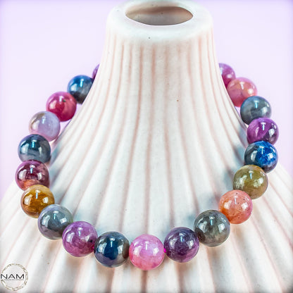 Exklusives Regenbogen-Turmalin Armband  –29,20g 146ct