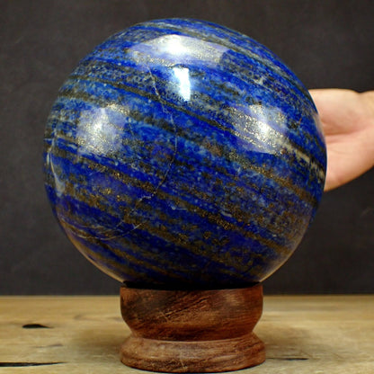 Große Königsblaue Lapislazuli-Kugel - 4987,77g - 155mm