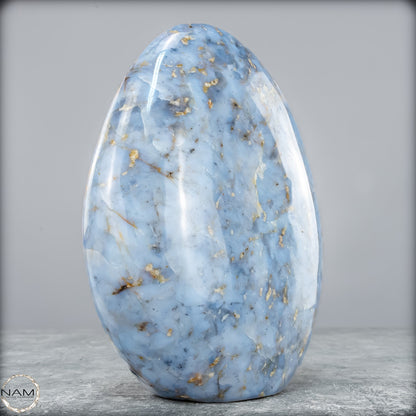 Natürliche Blaue Quarz Freiform aus Brasilien - 1198,66g