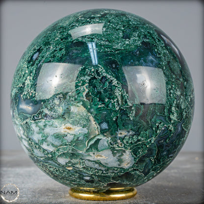 Natürlicher Moos Achat Kristall-Kugel - 1883,74g - 116mm