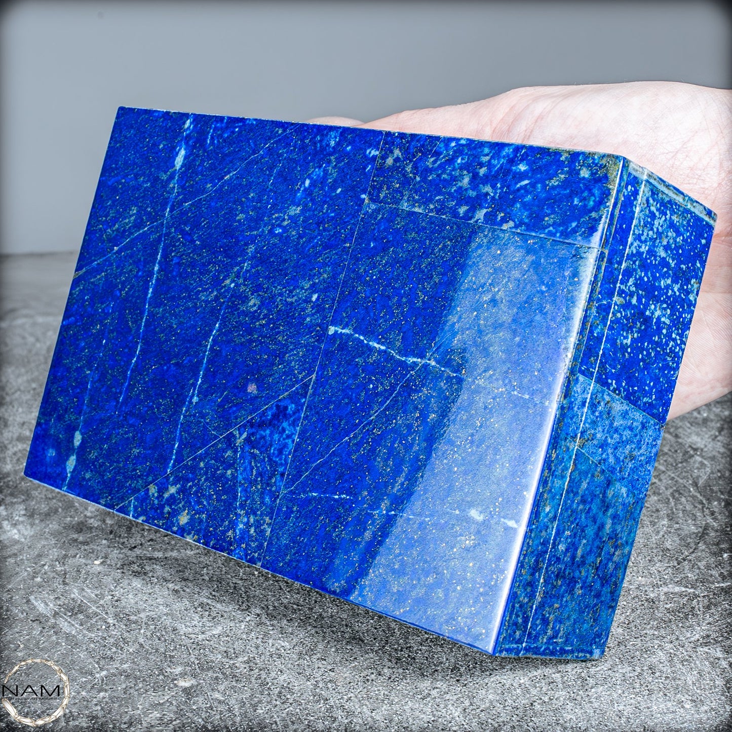 Natürliche  Lapislazuli Schmuckkästchen/Box - 712,77g