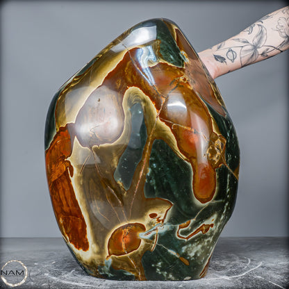 Natürliche Polychrome Jaspis Kristall-Freiform XXL -26101,22g