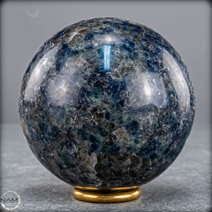 Natürliche Blaue Cordierit-Kristall Kugel, Spitzenqualität - 444,52g