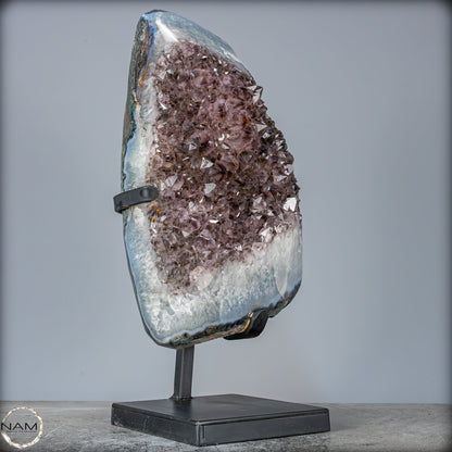 Natürliche Amethyst-Kristalle/Druse auf Ständer - 8581,93g