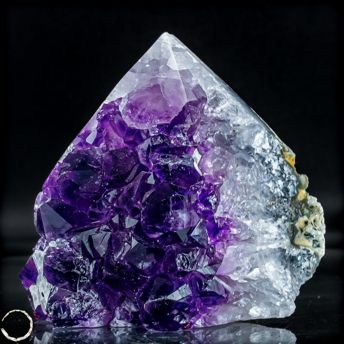 Natürliche Amethyst-Kristall Druse/Spitze - 473,19g